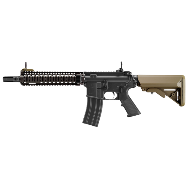 Tokyo Marui MK18 MOD.1 GBB Rifle with Z-System - Black/Tan – Just Tokyo Marui MK18 MOD.1 GBB Rifle with Z-System - Black/Tan – Just
