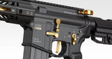 Tokyo Marui MTR-16 G Edition Gas Blowback MWS Rifle - Black/Gold