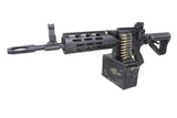 G&G CM16 LMG AEG RIFLE (BLACK|BLACK CAMO)