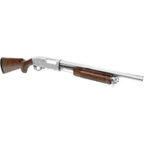 M870 SPRING SHOTGUN (STANDARD) (SILVER|REAL WOOD)