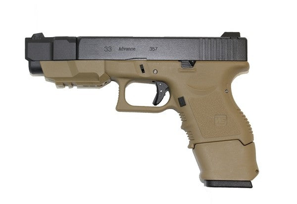 EU33 Advanced GBB Pistol (Black|Tan) BLACK FRIDAY DEAL
