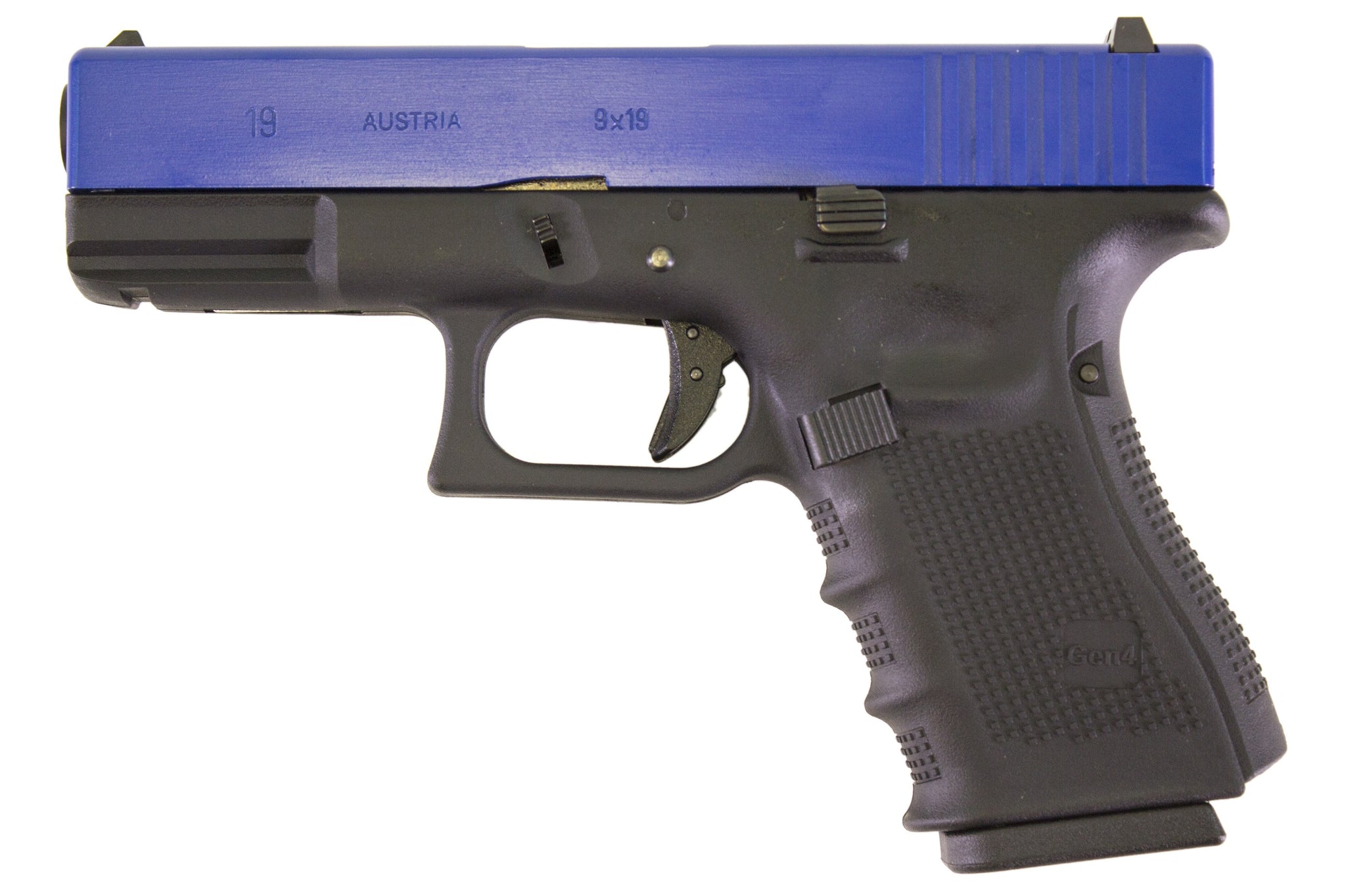 EU9 V4 GBB Pistol (Dual Tone) (Blue|Black) BLACK FRIDAY DEAL