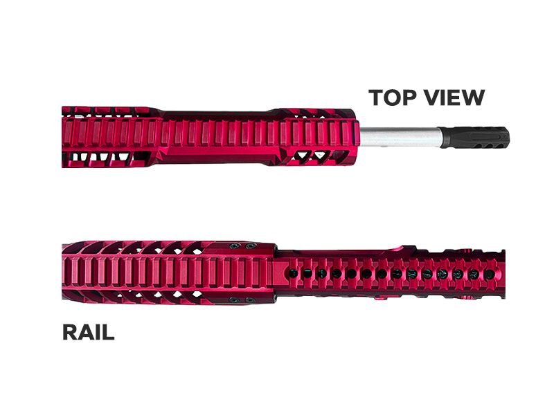 F1 Firearms 12.75inch C7M M-LOK With SDU2.0 Gearbox and Mosfet ) Red by EMG