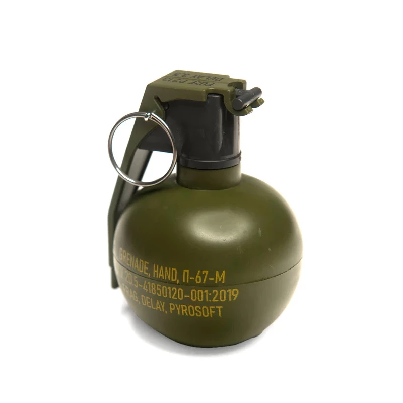 Pyrosoft Airsoft Hand Grenade P-67-G Nato (Chalk - Pack of 10) – Just ...