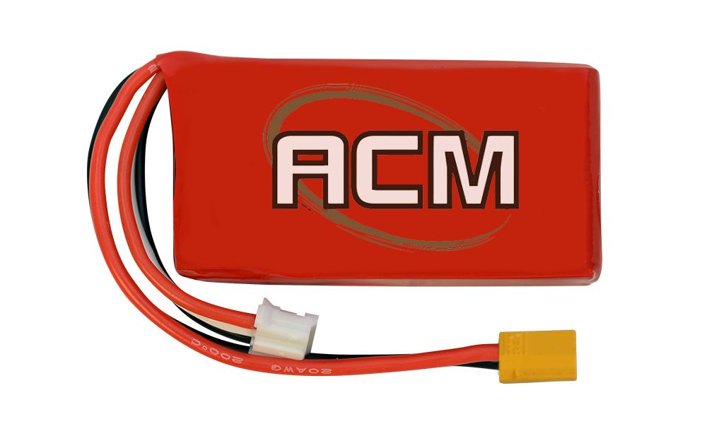 Acm Battery Module ACM 11.1v 350mAh 3S 40C LiPo Battery (HPA - XT30) – Just Airsoft