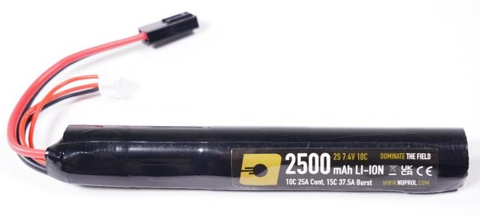 Nuprol Power 2500MAH 7.4V Li-Ion 10c Stick Battery