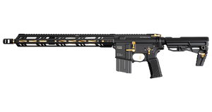 Tokyo Marui MTR-16 G Edition Gas Blowback MWS Rifle - Black/Gold