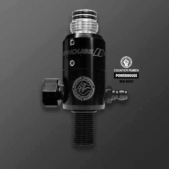 POWERHOUSE COUNTERPUNCH "LONGBODY" REGULATOR - ACID WASH - BLACK / GREEN ACID