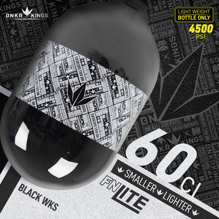 Bunkerkings FN Lite - 60ci 4500psi - Black WKS