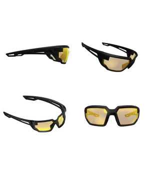 Mechanix Type X Black Frame Amber Lens Eyewear