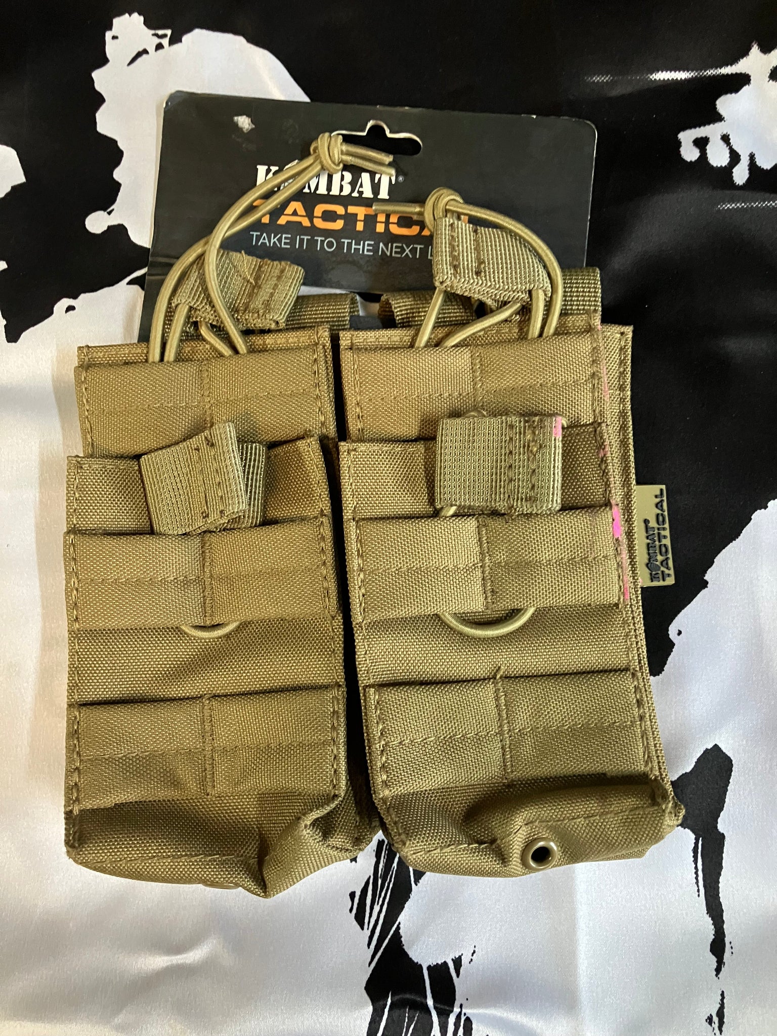 Pre-Loved Kombat UK double duo tan M4 pouch