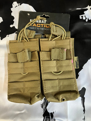 Kombat UK double duo tan M4 pouch