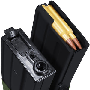 M4 ELECTRIC DUAL MAGAZINE AEG 800R (ULTRA-CAP|AUTO-BUTTON) (BLACK)