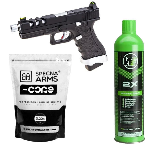 EU7-V GBB Pistol Package (Black)