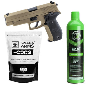 R226 GBB Pistol Package (Tan)