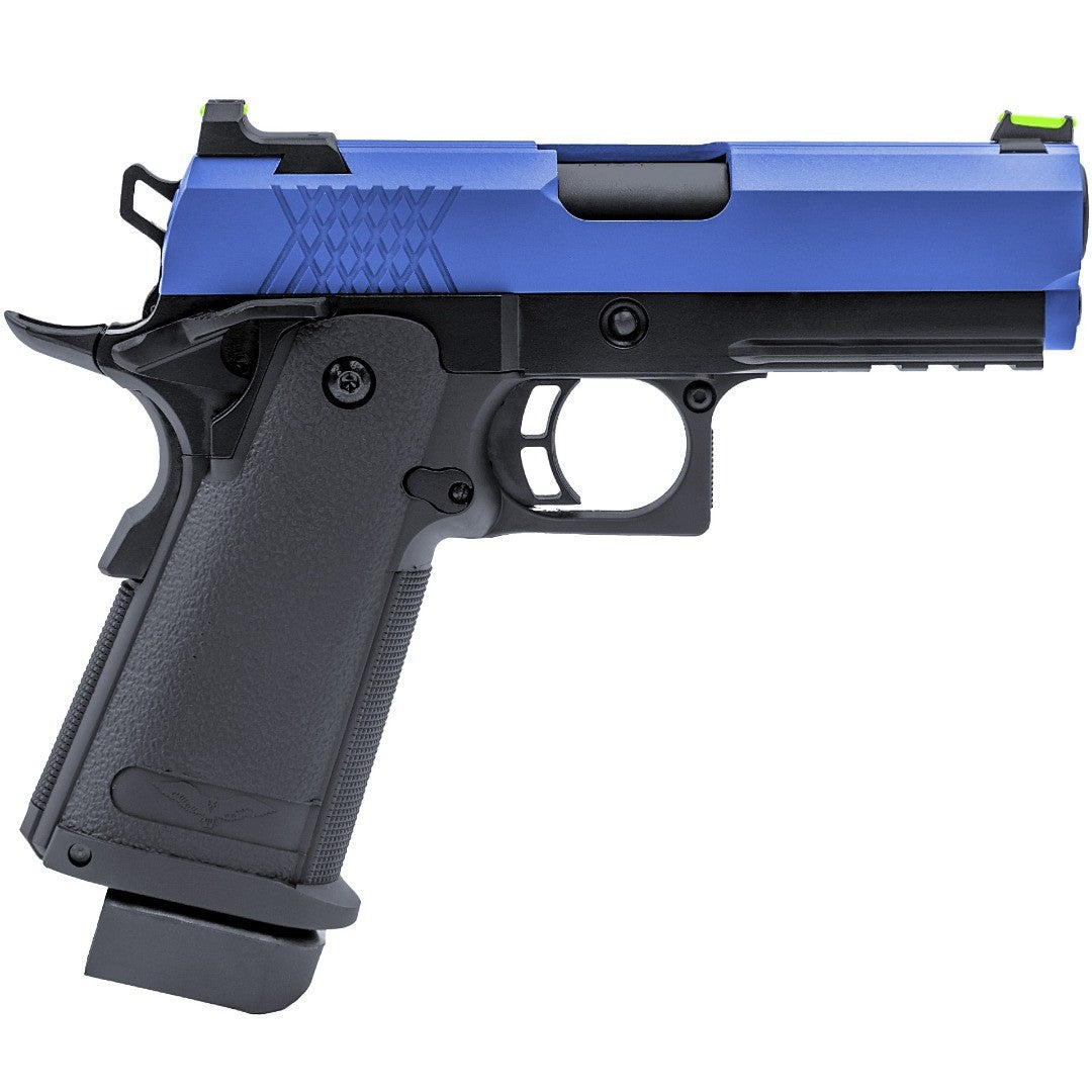 Hi-Capa 3.8 Pro GBB Pistol (Dual Tone) (Blue|Black) BLACK FRIDAY DEAL