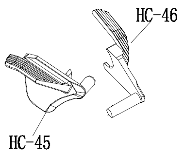 Raven - Safety Lever (Hi-Capa) (Silver)