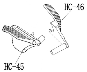 Raven - Safety Lever (Hi-Capa) (Silver)