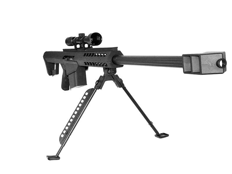 Galaxy - M82A1 Bolt Action Sniper Rifle with Scope and Bipod