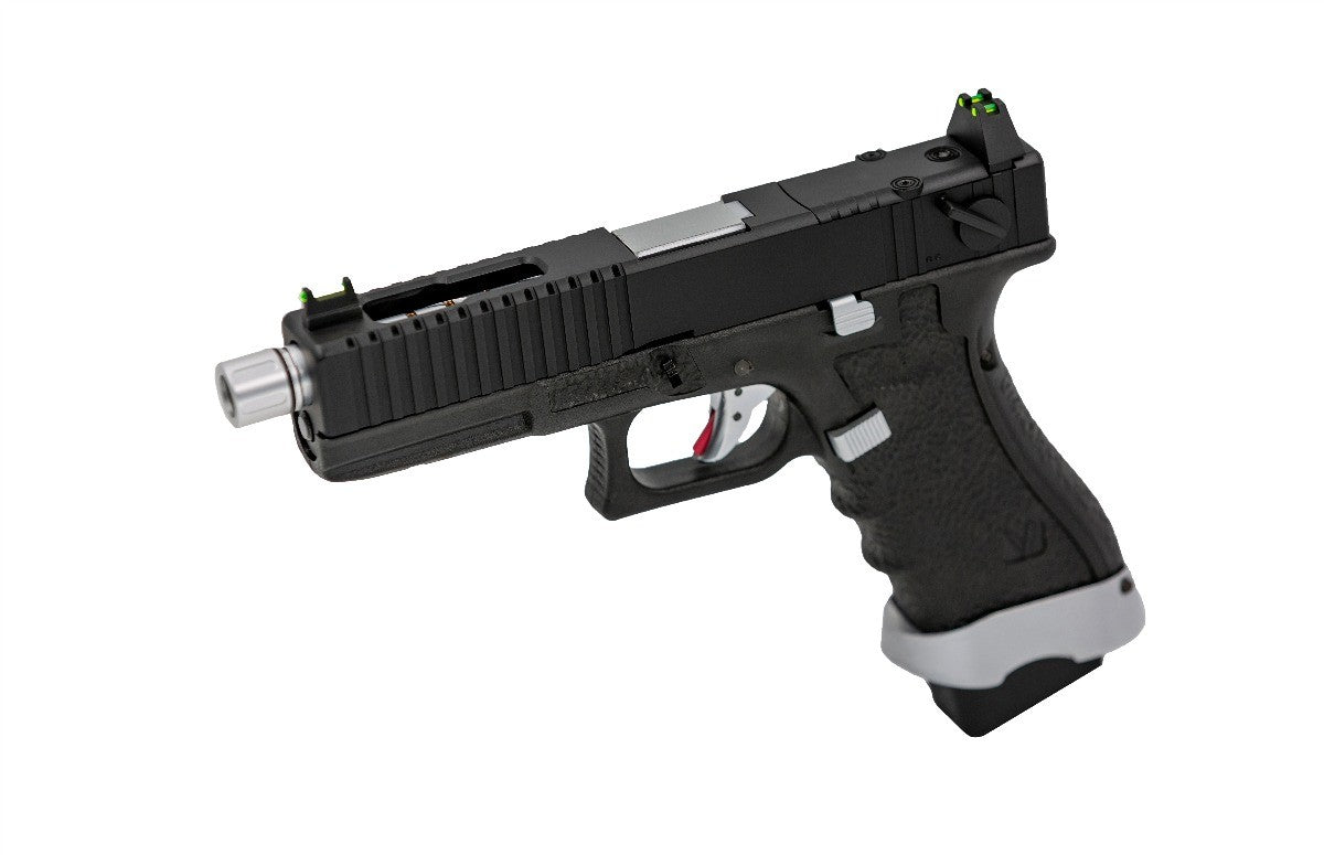 EU8-T GBB Pistol (Black) (Silver Match) BLACK FRIDAY DEAL
