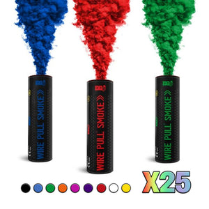 WP40 Smoke Grenades - Mixed Colour - Pack Of 25