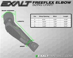 Exalt FreeFlex Elbow Pad Black