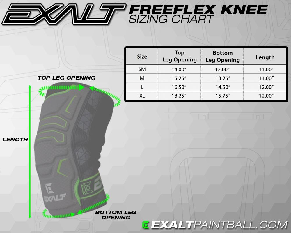 Exalt FreeFlex Knee Pad Black
