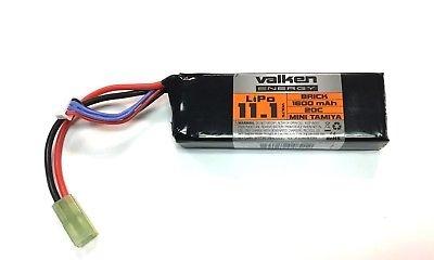 Valken Energy LiPo 11.1V 1600mAh 20C Mini Brick